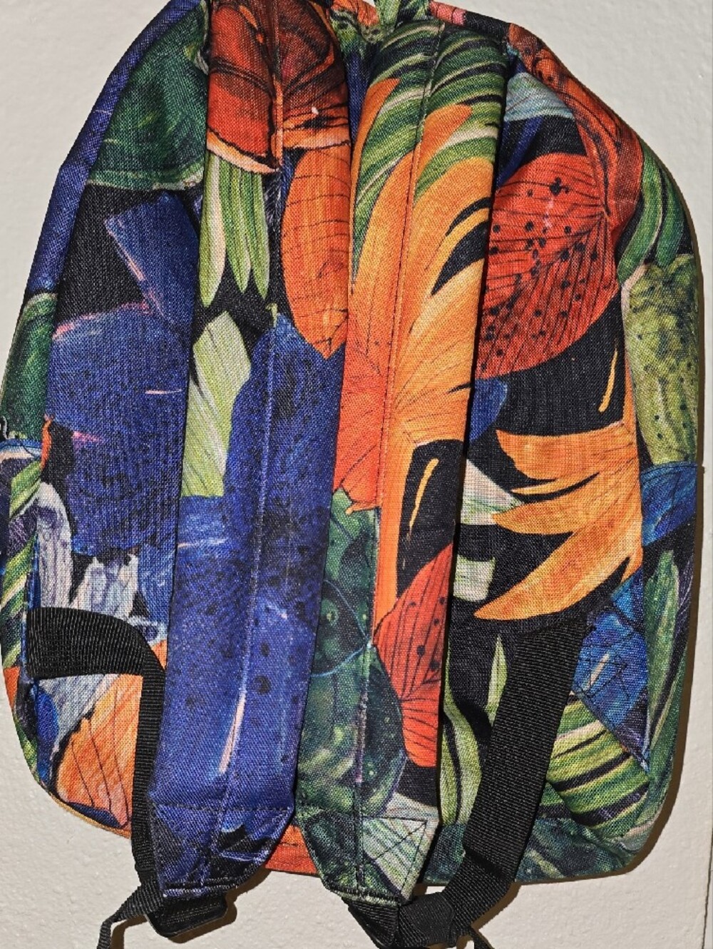 Herschel Supply Company Floral Tropical Backpack in Green, Blue, Orange - Picture 4 of 9